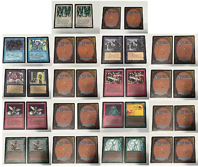 MTG Limited Edition - Beta LEB Lot Of 18 (1 R 17 Unc) INKED DMG • $23.16