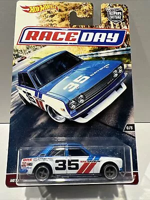 Hot Wheels RLC BRE Datsun Bluebird 510 Race Day Premium VHTF NEAR MINT CARD • $245