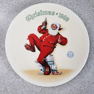 Norman Rockwell Jolly Old St Nick Plate 1989 • $20