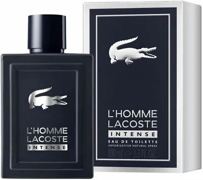 L'homme Lacoste Intense By Lacoste Cologne EDT 3.3 / 3.4 Oz New In Box • $33.47