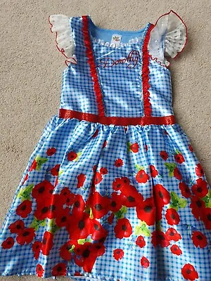 £7.50 • Buy Dorothy Dress And Ruby Slipper Shoe Covers Age 7 To 8