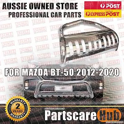 Stainless Steel Nudge Bar Grille Guard Fit Mazda BT-50 BT50 2012-2020 • $289.05