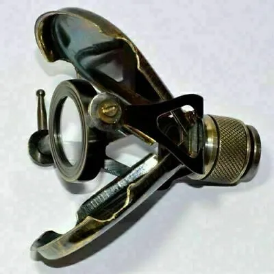 Nautical Antique Brass Monocle Vintage Telescope Spotting Scope Gif • $36.90