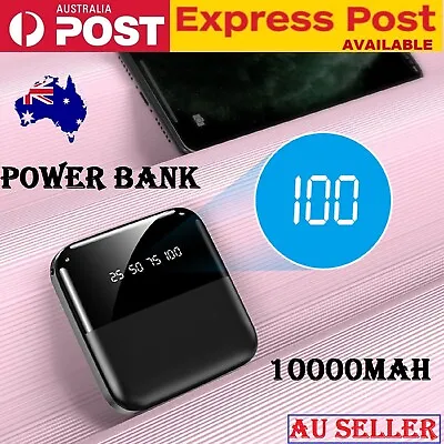 $24.99 • Buy Power Bank Mini Portable 2 USB Micro Type-C  Fast Charger  Power Bank Flashlight