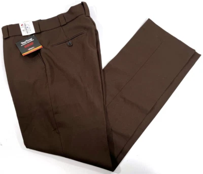 $22 • Buy NWT ELBECO MENS 34x36 TexTrop POLYESTER 4-POCKET PANTS E315R BROWN