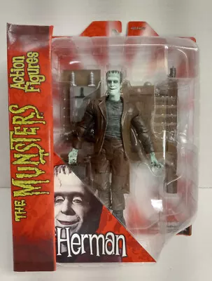 Herman Munster The Munsters Diamond Select Toys 8  Action Figure New On Card B • $90