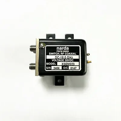 $198 • Buy Narda XSEM323 RF Coaxial Switch 28VDC DC-18.0 GHz NEW