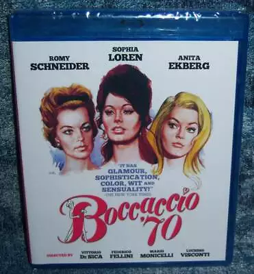 New Kino Lorber Sophia Loren Anita Ekberg Boccaccio '70 Movie Blu Ray 1962 • $18.95