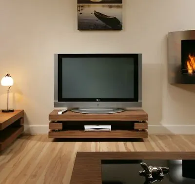 Modern Designer TV Cabinet / Stand Walnut  Stunning AG Studios 397F • £286.35