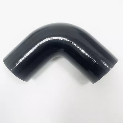 90 Degree 2 Inch Elbow Silicone Coupler Hose Pipe Intercooler Intake Turbo Black • $8