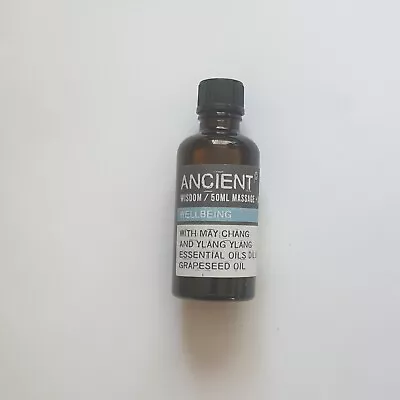 Sensual & Stimulating Massage Oil 50ml - Ancient Wisdom  • £7.50