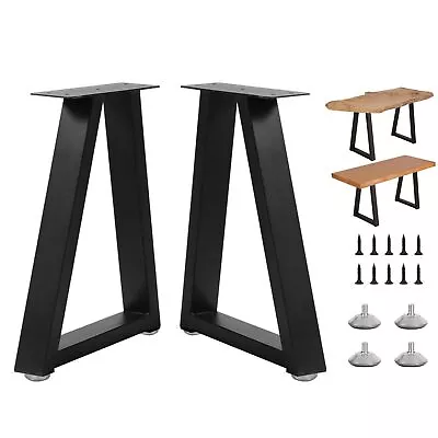 16 Inch Trapezoid Metal Table Legs For Bench Legs Coffee Table Legs DIY Fur... • $58.82