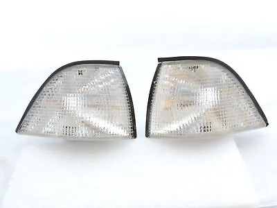 DEPO Euro M3 Clear Corner Signal Lights For 92-99 BMW E36 2D Coupe / Convertible • $40