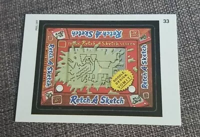 Wacky Packages Sticker Card Retch A Sketch Etch Reiley's Noodle File Vintage '91 • $9.48
