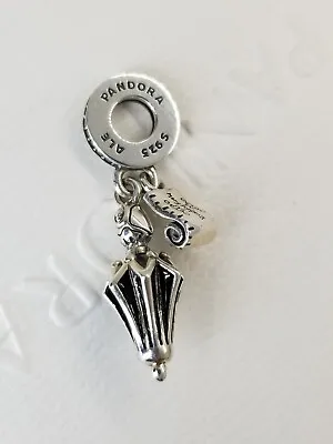 Authentic Pandora Disney  Mary Poppins' Umbrella Dangle Bead Charm • $26.99