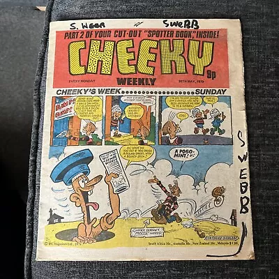 Cheeky Weekly Comic - 26 May 1979 • £3.99