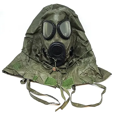 Preowned 1984 M17 Series Gas Mask Chemical Biological W/ M6A2 Hood Sz: Medium • $74.99