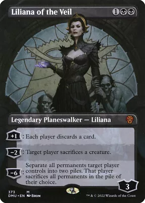 MTG Liliana Of The Veil Borderless  - Dominaria United • $16.69