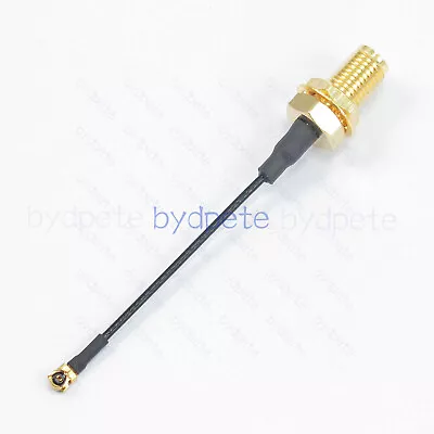 IPEX U.FL IPX UFL To RP-SMA Female Bulkhead CAB Hex 8mm Coaxial Cable 50ohm Coax • $4.20