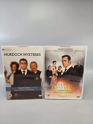 Murdoch Mysteries: Complete Series 3 + Series 4 DVD (2011)  Cert 12 4 Discs • £16.06