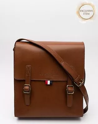RRP€151 U.S.POLO ASSN. Messenger Bag PU Leather Adjustable Strap Magnetic Flap • $1.49