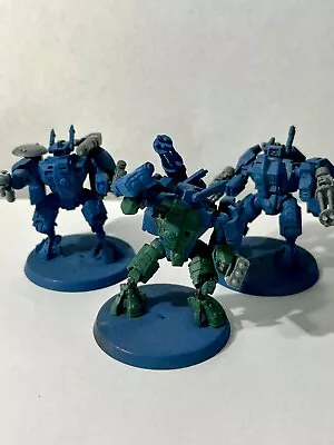 Warhammer 40k Tau Crisis Battlesuits With Magnetic Weapons W/ Cyclic Ion Blaster • $43