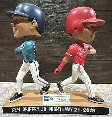 Ken Griffey Jr Dual SGA Bobblehead Cincinnati Reds Seattle Mariners MLB 2016 • $44.99