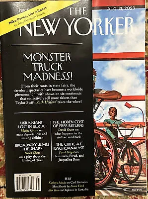 The New Yorker Magazine - August 21  2023  Monster Truck Madness! • $9.99