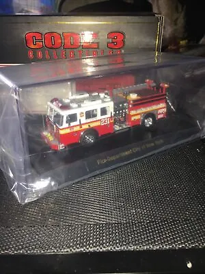 Code 3 New York Seagrave Fire Truck Engine 231 Fire Engine 1/64 Ltd Ed Pumper • £80.99