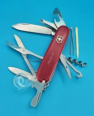 Victorinox Explorer Red Swiss Army Knife W/ Magnifying Glass!  HEATHER  • $37.37