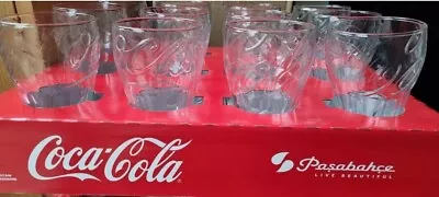 4 X Coca Cola Glasses Clear Brand New 330ml Pub Man Cave Home Bar  • £10