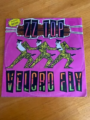 ZZ TOP  V*lcro Fly  1986 12  45 RPM Maxi-Single. • $20