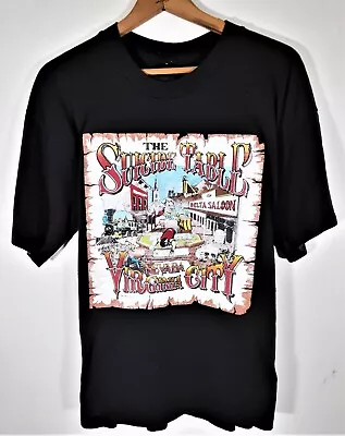 Vintage 1986 Delta Saloon Nevada T Shirt 80s Mark Twain Single Stitch Bar Tee XL • $22.87
