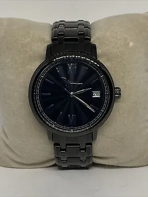 Marc Anthony FMDMA500 Men's Black Stainless Steel Analog Dial Quartz Watch EY342 • $39.99