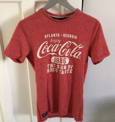 **tesco Coke Coca-cola T-shirt Size Xs Mottled Red Colour** • £1.99