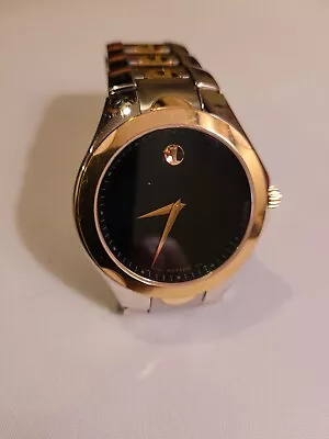 Movado Museum 81 G1 1853 39mm Silver Stainless Steel Men's Wristwatch • $149