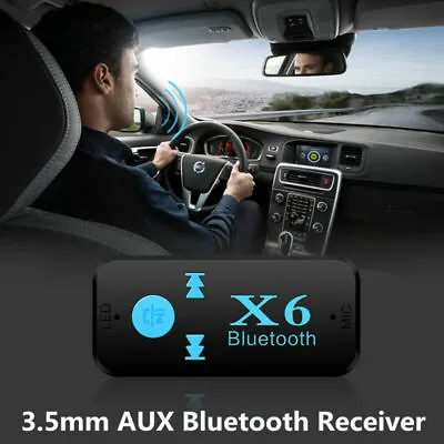 12V Wireless Bluetooth 3.5mm AUX Audio Stereo Music Car Receiver Adapter Mic USB • $11.81