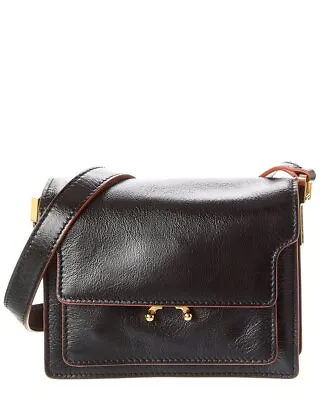 Marni Trunk Mini Leather Shoulder Bag Women's Black • $979.29