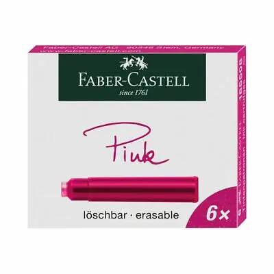 FABER-CASTELL INK CARTRIDGES - Standard International - Choose Colour • £4.75