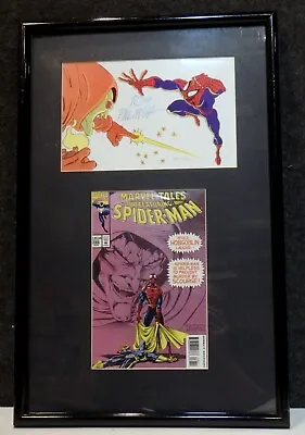 JUN 1994 # 286 MARVEL COMIC BOOK TOM PALMER SIGNED Spider-Man Production Cel • $85.46