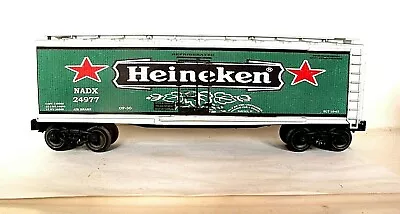 O Scale Lionel (3 Rail) Custom Lettered Heineken Beer Reefer Lot A🍺🍺🍺🍺 • $99.99