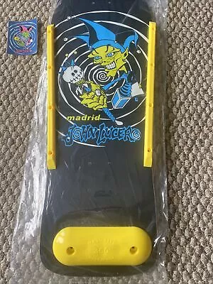 John Lucero Jester Skateboard Glow Series 30” X 10” Rare Madrid Sticker Rails • $145