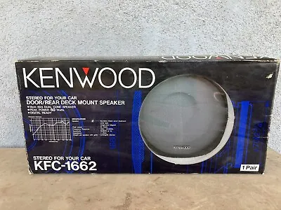 NOS Kenwood KFC-1662S Flush Mount Speaker Pair • $24