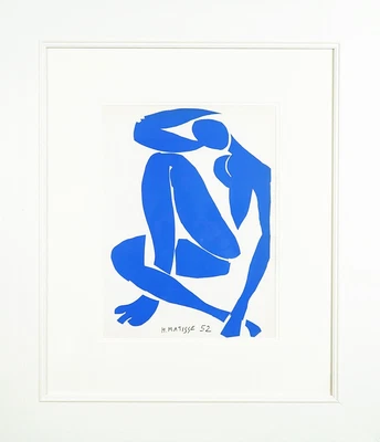 £2650 • Buy Original Henri Matisse Blue Nude Lithograph, Verve, Nu Bleu IV, 1958