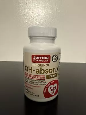 Jarrow Formulas Ubiquinol Qh-absorb 100 MG 60 Softgels • $23.99