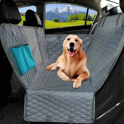 Double Zipper Car Pet Seat Protector  Water/Dirt Resistant Cars Rear Seats Cover • $60