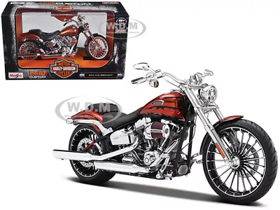 2014 Harley Davidson Cvo Breakout Orange 1/12 Diecast Motorcycle By Maisto 32327 • $15.99