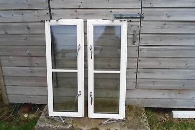 £30 • Buy Wooden Framed Double Glazed Windows 42cm X 111cm