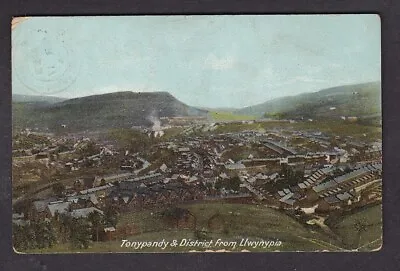 £9 • Buy Wales Glamorgan Rhondda Pontypridd TONYPANDY From Llwynypia Used 1904 Postcard