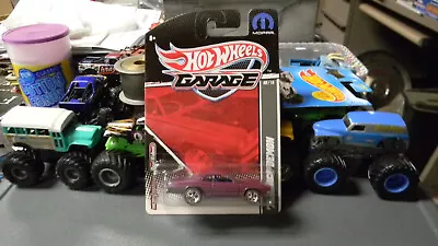 Hot Wheels Garage '71 Dodge Demon Mopar Series 2010 Purple W Real Rider  9/15 • $11